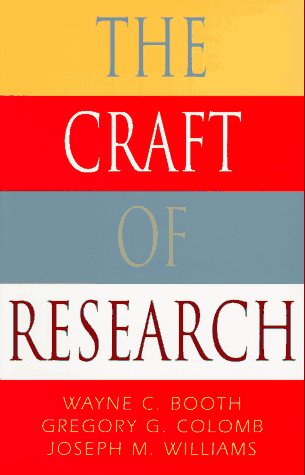 The craft of research Cover