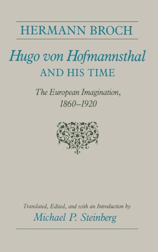 Hugo von Hofmannsthal and his time Cover