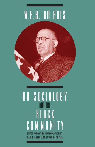 W. E. B. DuBois on Sociology and the Black Community (Heritage of Sociology Series) Cover