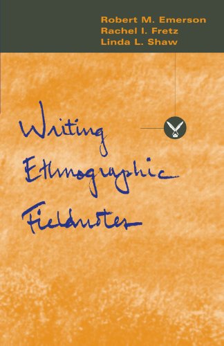 Writing ethnographic fieldnotes Cover