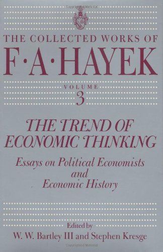 The trend of economic thinking Cover