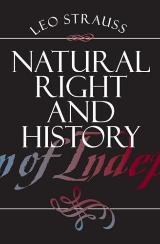Natural right and history Cover