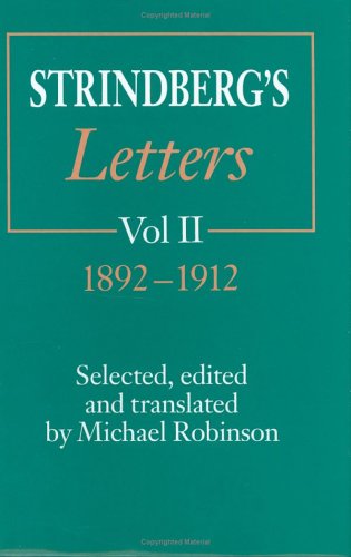 Strindberg's letters Cover