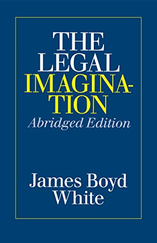 The legal imagination Cover