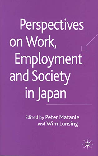 Perspectives on Work, Employment and Society in Japan Cover