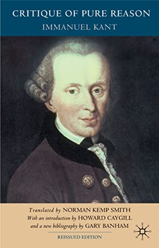 Critique of Pure Reason, Second Edition Cover