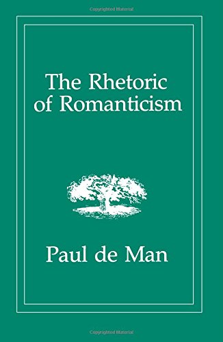 The rhetoric of romanticism Cover