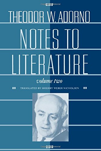 Notes to Literature, Volume 2 Cover