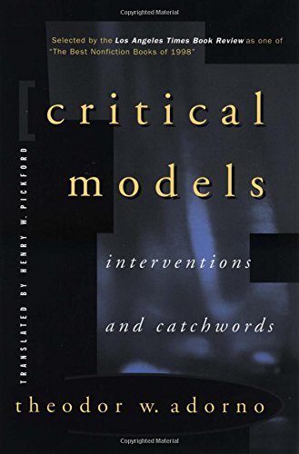 Critical Models Cover