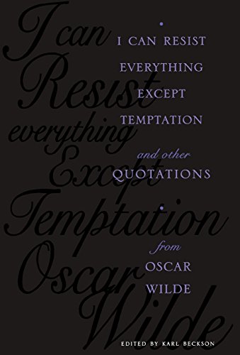 I Can Resist Everything Except Temptation Cover