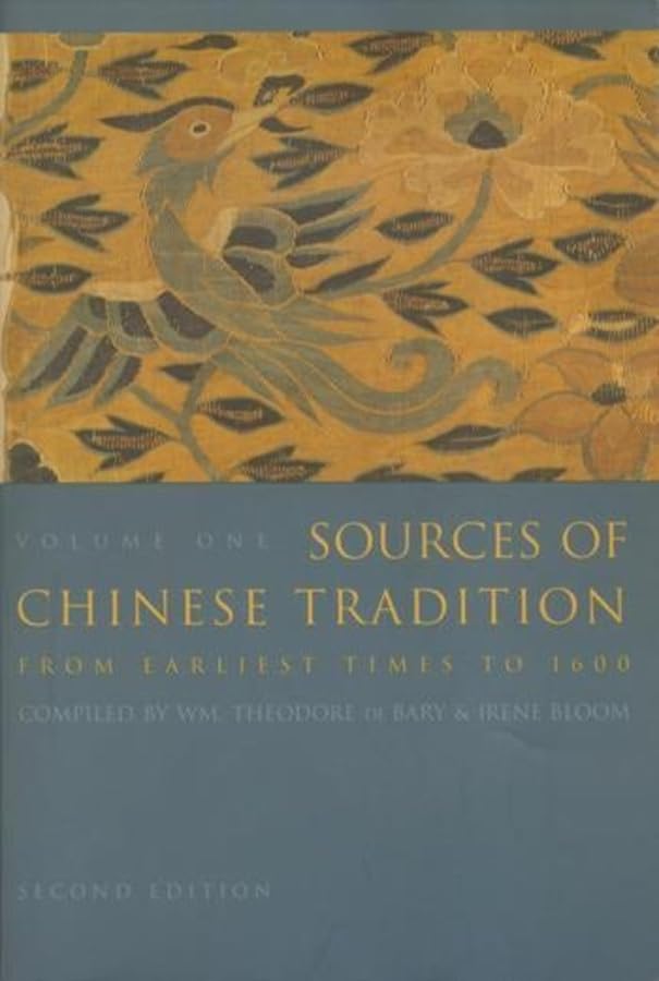 Sources of Chinese Tradition, Vol. 1 Cover
