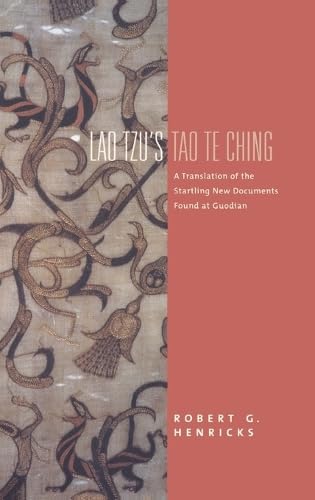 Lao Tzu's <I>Tao Te Ching<I> Cover