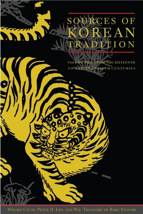 Sources of Korean Tradition, Vol. 2 Cover