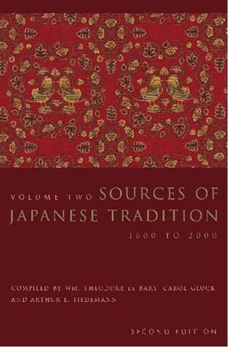 Sources of Japanese tradition Cover