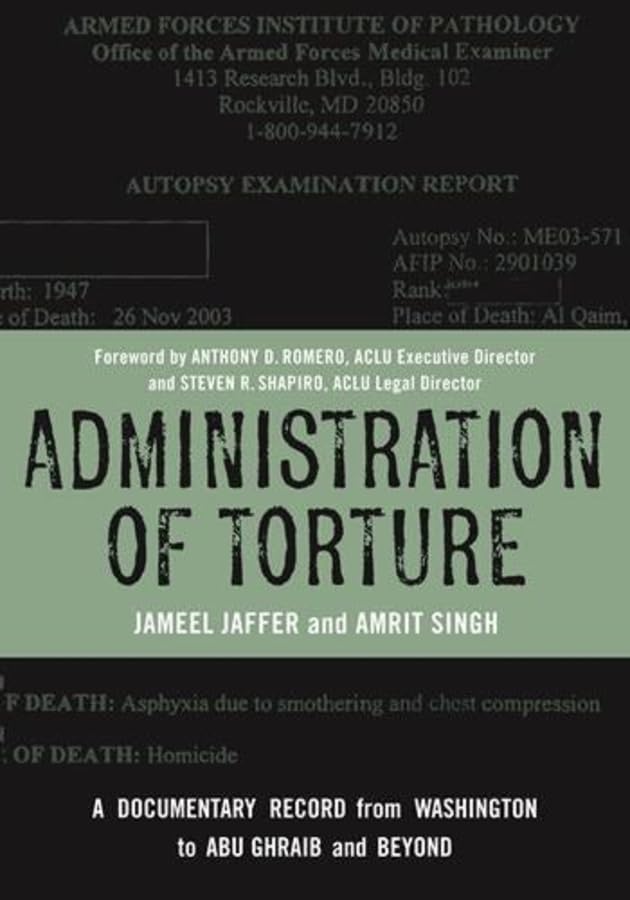Administration of Torture Cover