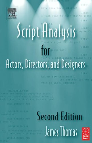 Script analysis for actors, directors, and designers Cover