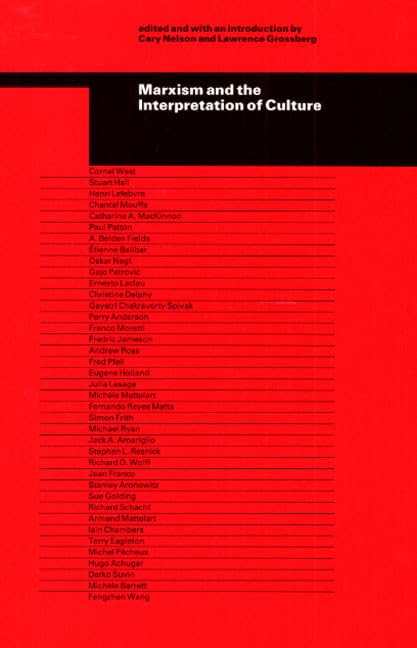 Marxism and the interpretation of culture Cover