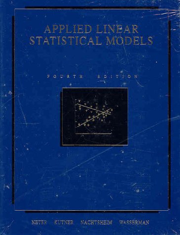 Applied linear statistical models Cover