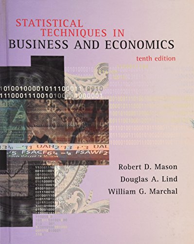 Statistical Techniques in Business and Economics Cover