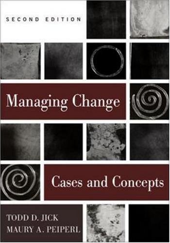 Managing change Cover