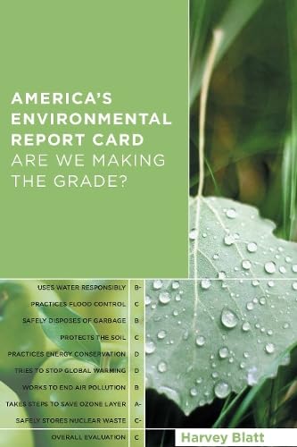 America's environmental report card Cover