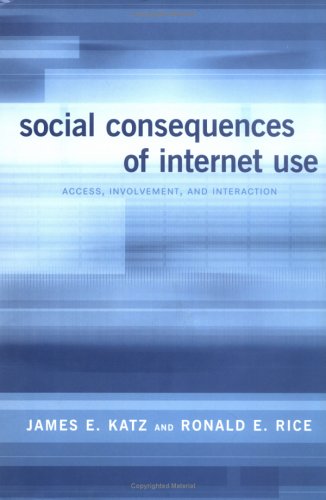 Social consequences of internet use Cover