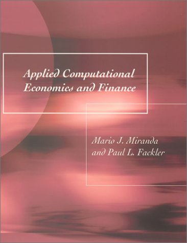 Applied Computational Economics and Finance Cover