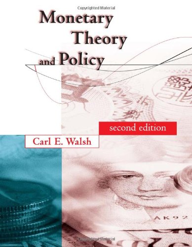 Monetary theory and policy Cover