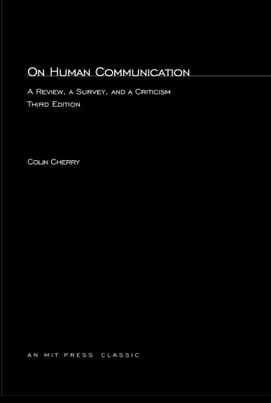 On Human Communication Cover