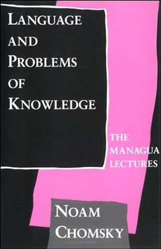 Language and problems of knowledge Cover