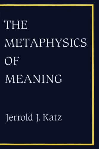 The metaphysics of meaning Cover