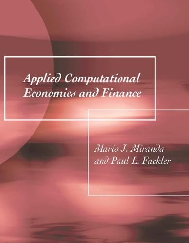 Applied Computational Economics and Finance Cover