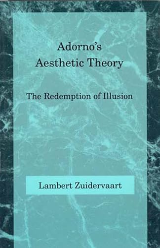 Adorno's Aesthetic theory Cover