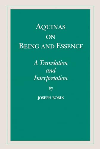 Aquinas on Being and Essence Cover