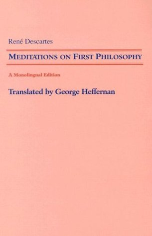Meditations on first philosophy Cover