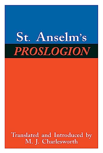 St. Anselm's Proslogion with A reply on behalf of the fool Cover