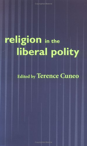 Religion In The Liberal Polity Cover