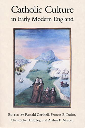 Catholic Culture in Early Modern England Cover