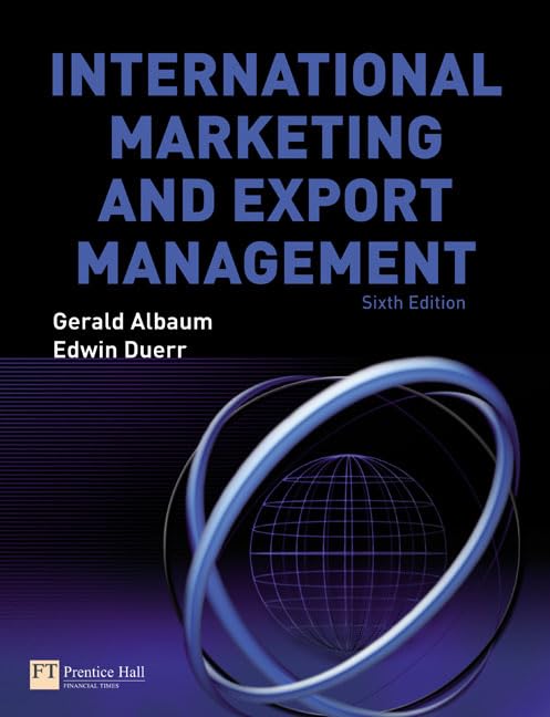 International Marketing and Export Management Cover