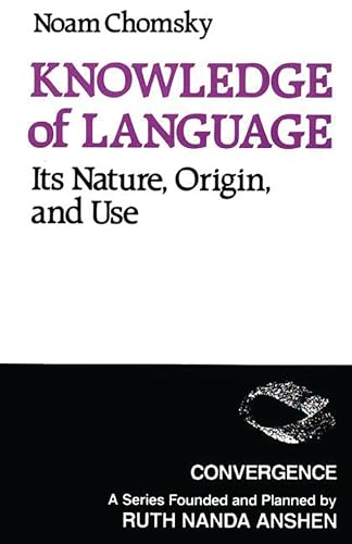 Knowledge of language Cover