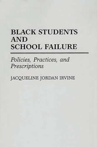 Black students and school failure Cover