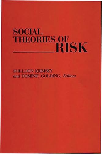 Social theories of risk Cover