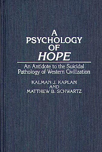 A psychology of hope Cover