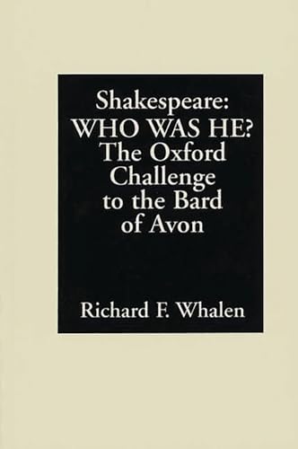 Shakespeare--who was he? Cover