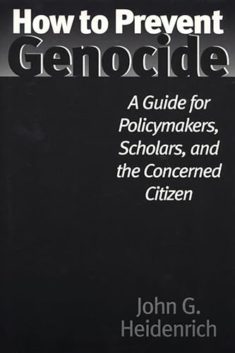 How to Prevent Genocide Cover