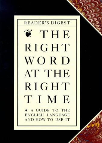 Right Word at the Right Time Cover