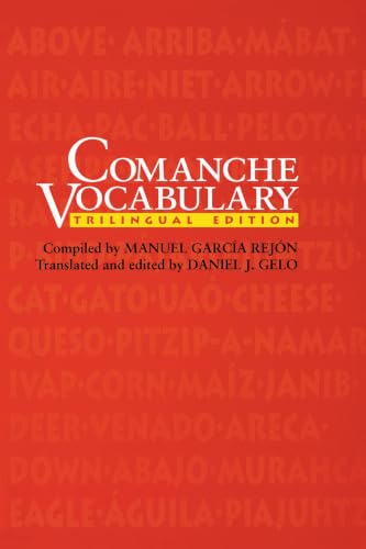 Comanche vocabulary Cover