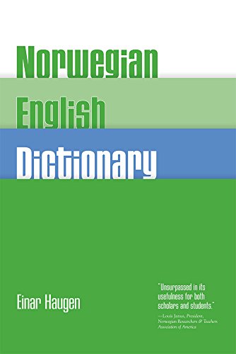 Norwegian English dictionary Cover