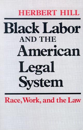 Black Labor and the American Legal System Cover