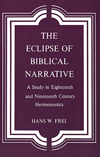 The Eclipse of Biblical Narrative Cover